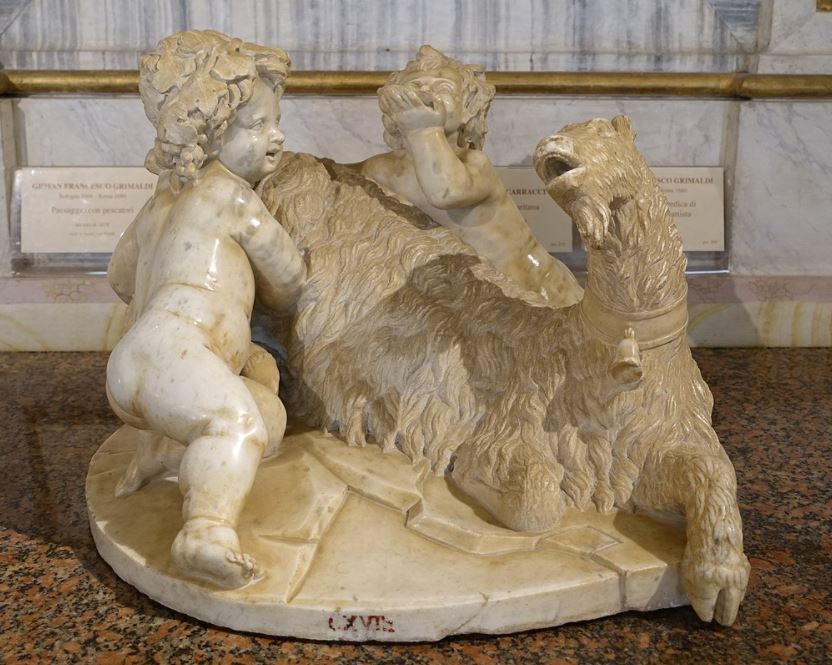 The Goat Amalthea with the Infant Jupiter and a Faun bernini