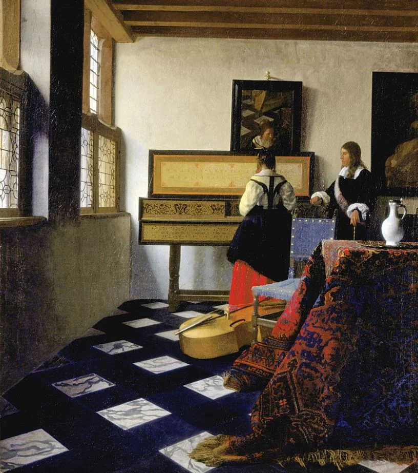 The Music Lesson by Vermeer