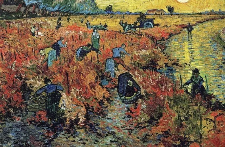 The Red Vineyard by Vincent van Gogh