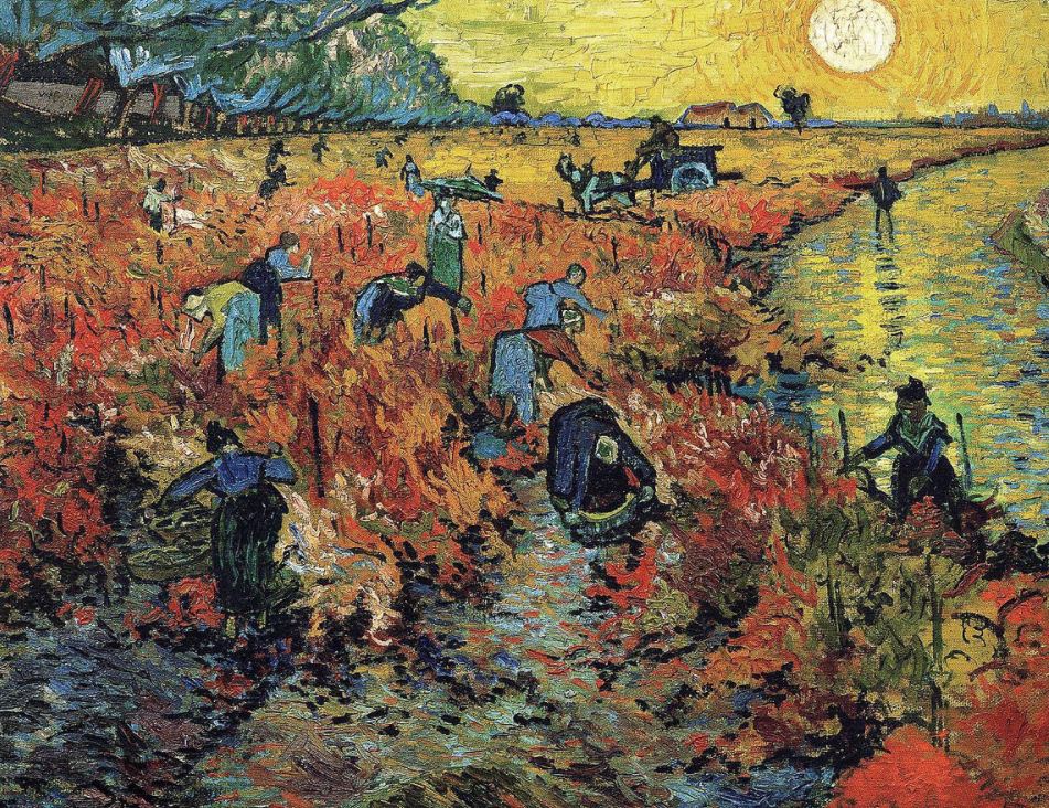 The Red Vineyard by Vincent van Gogh