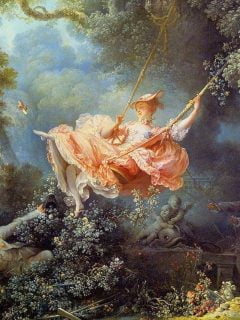 famous Rococo paintings The Swing