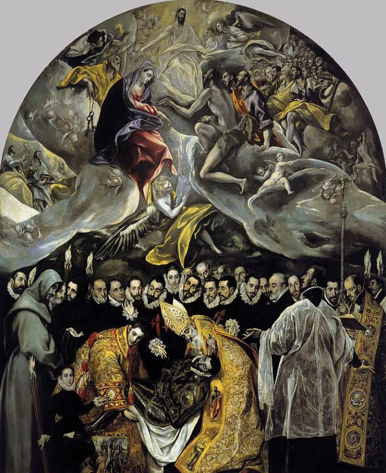 The burial of the count of orgaz size