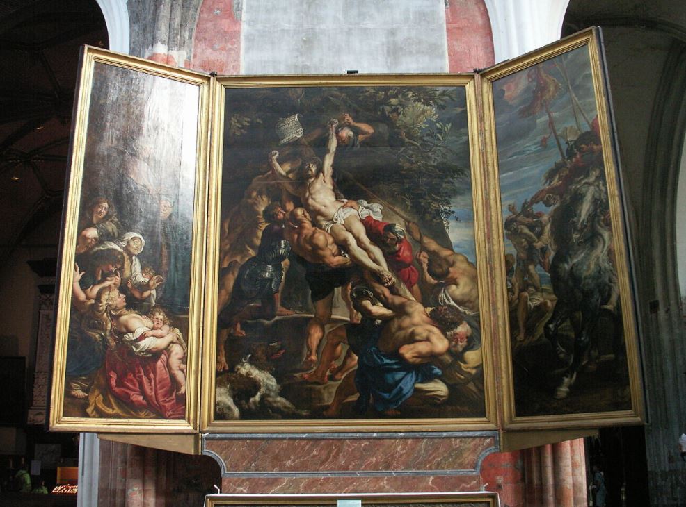 The Elevation of the Cross By Rubens - Top 10 Facts 10 The elevation of the cross rubens Cathedral of our lady antwerp