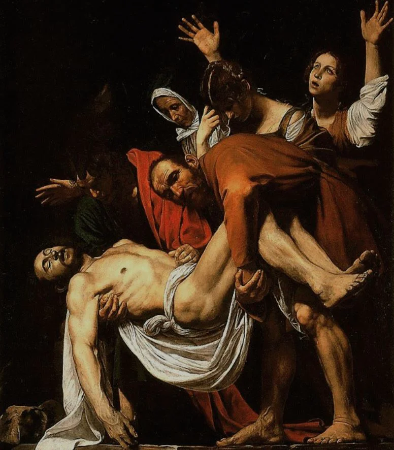 The entombment by caravaggio