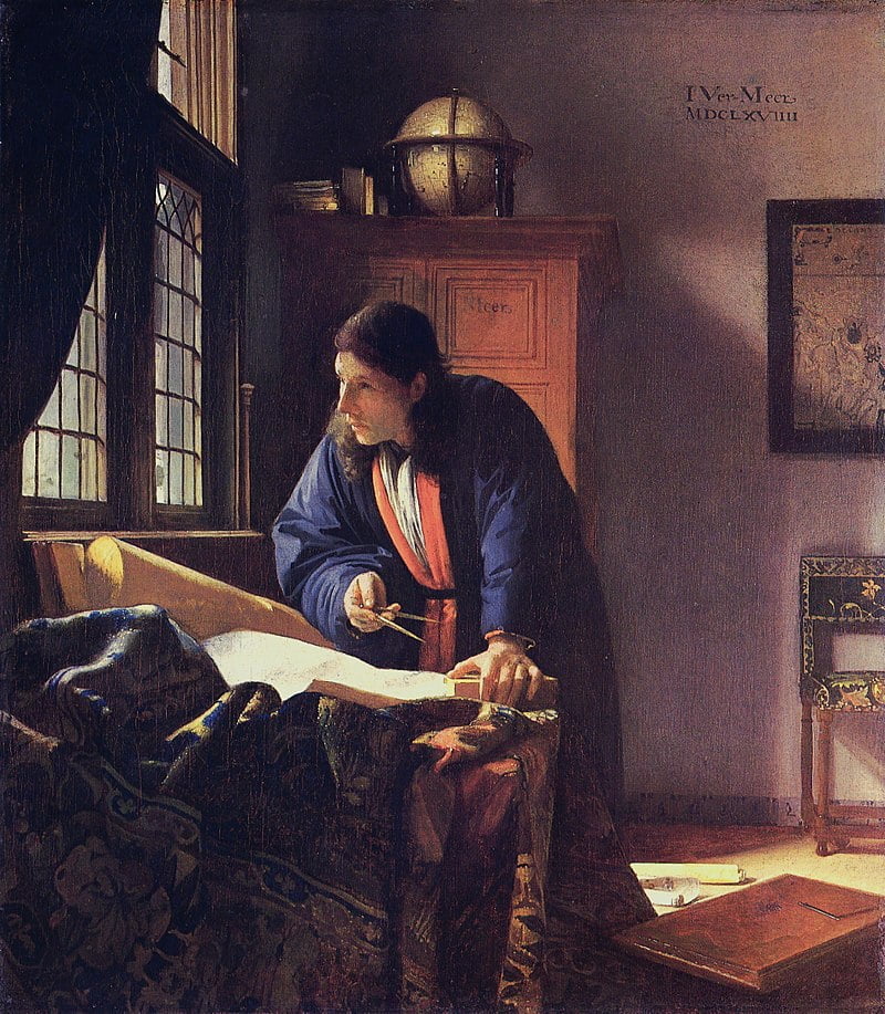 The geographer by vermeer