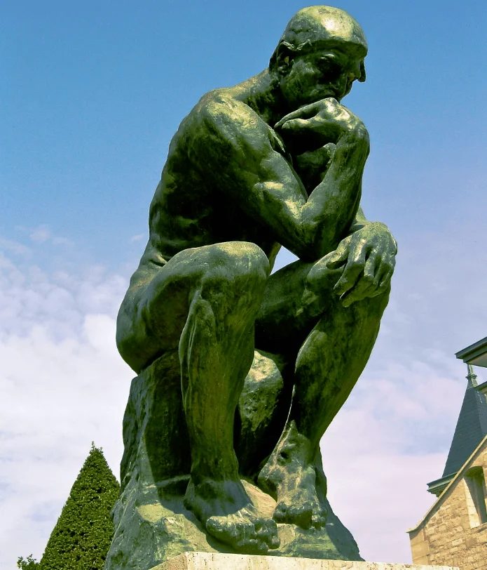 The Thinker by Auguste Rodin