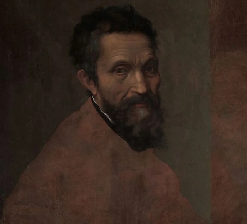 Unfinished portrait of Michelangelo