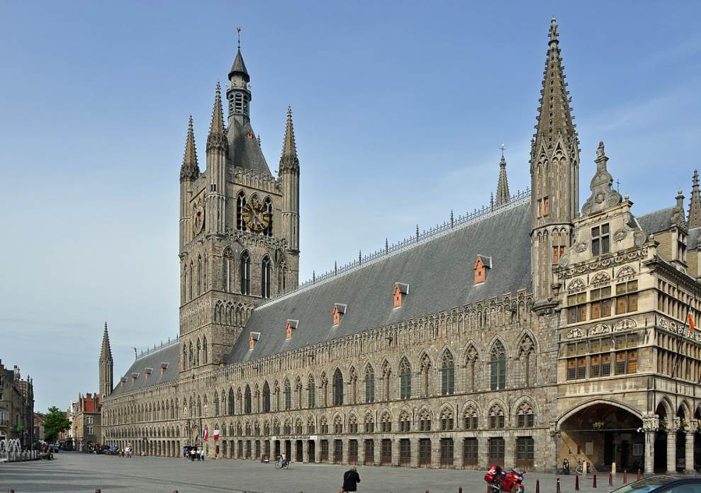 Ypres Cloth Hall Belgium architecture