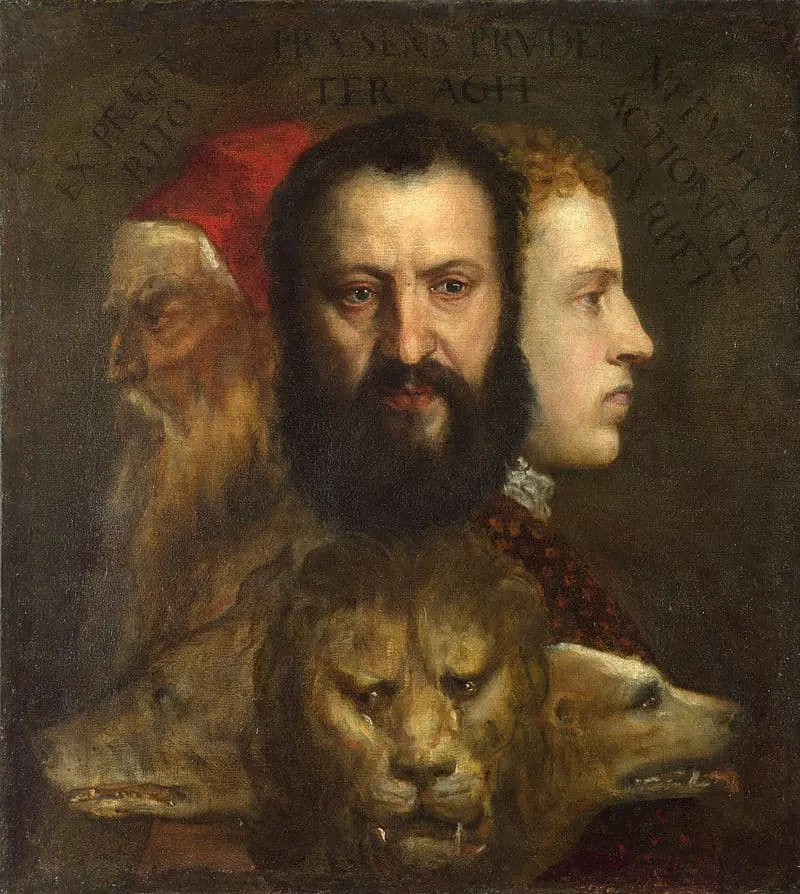 Allegory of Prudence by Titian
