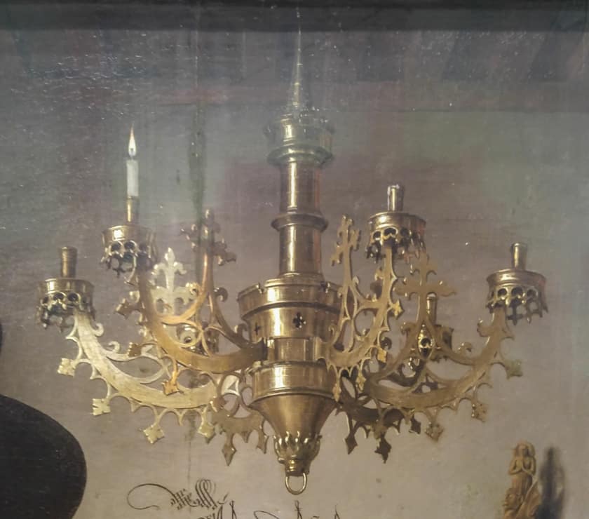 Detail of chandelier