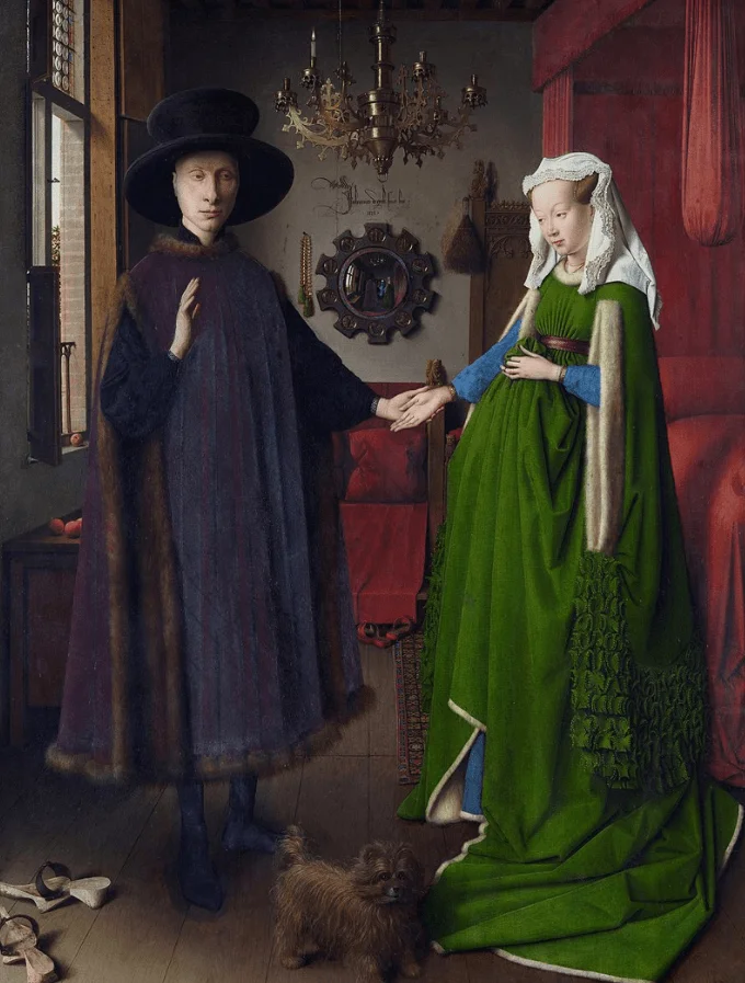 The Arnolfini Portrait (1434) by Jan van Eyck