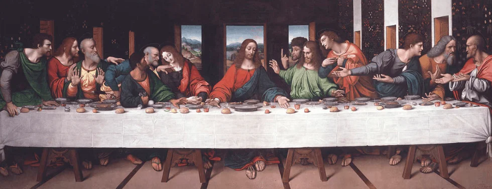 copy of last supper from 1520