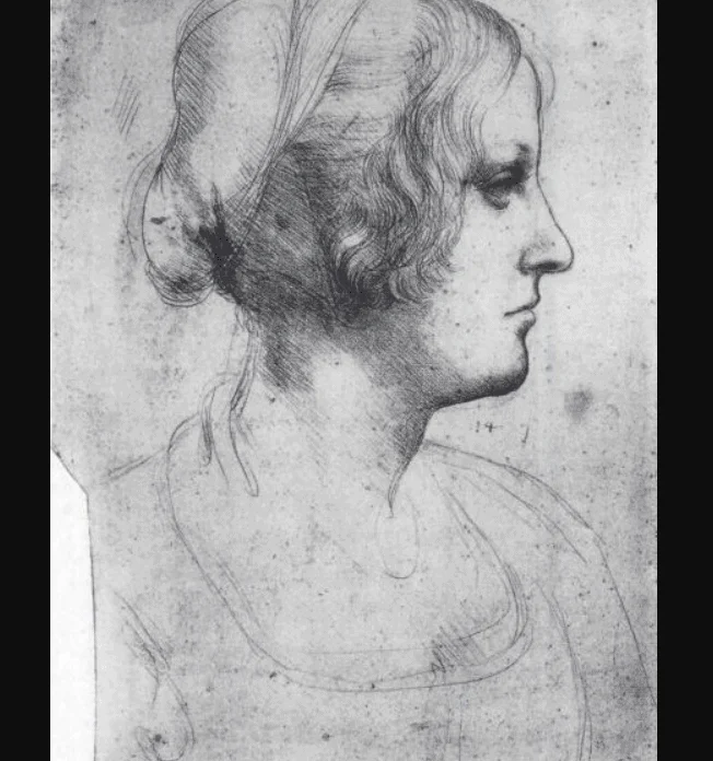 Drawing of Cecilia Gallerani