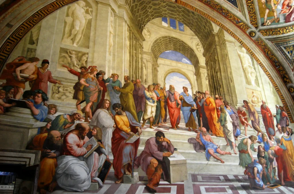 facts about the school of athens