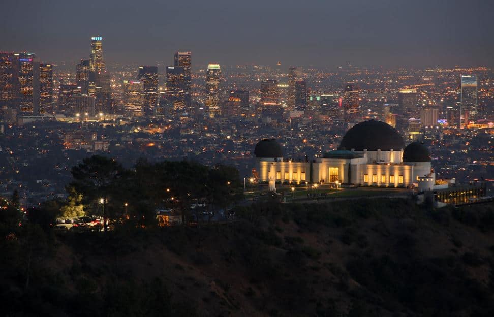 famous buildings in Los Angeles Griffith Observatory