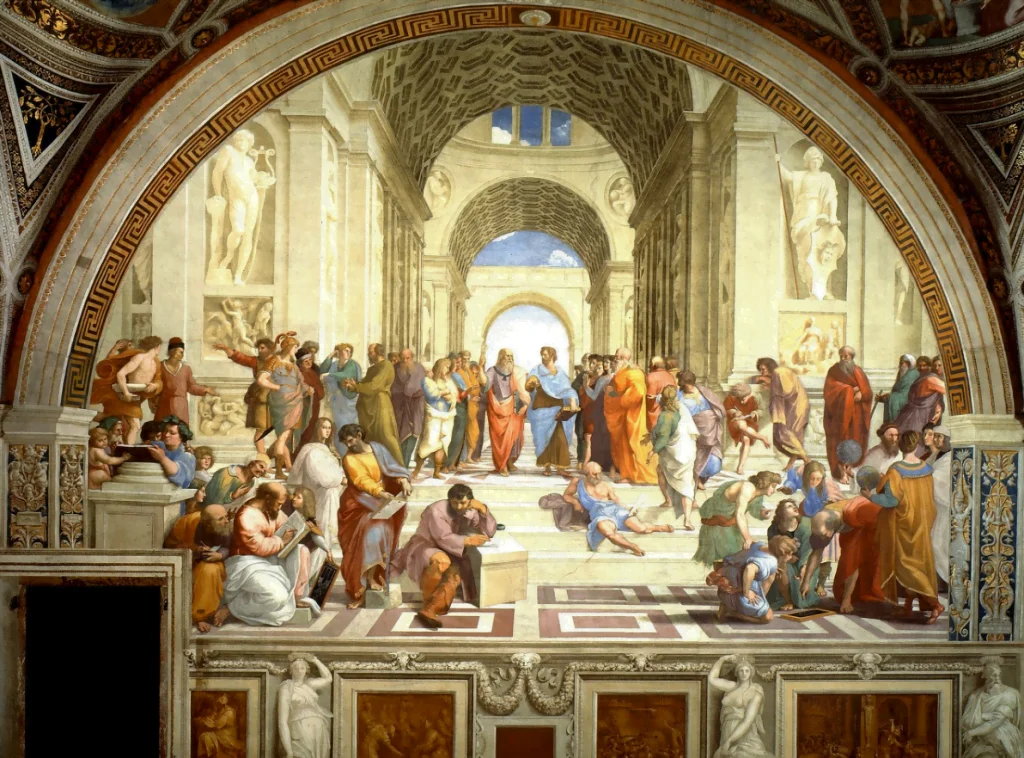 interesting facts about the School of Athens 1