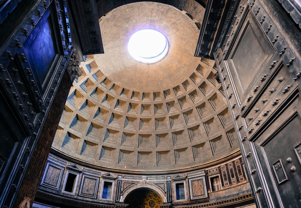 Dome in the pantheon