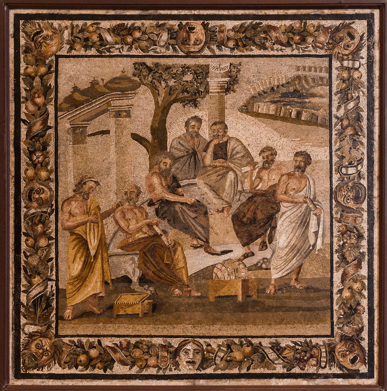 Plato's academy mosaic