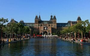 Famous paintings at the Rijksmuseum in Amsterdam