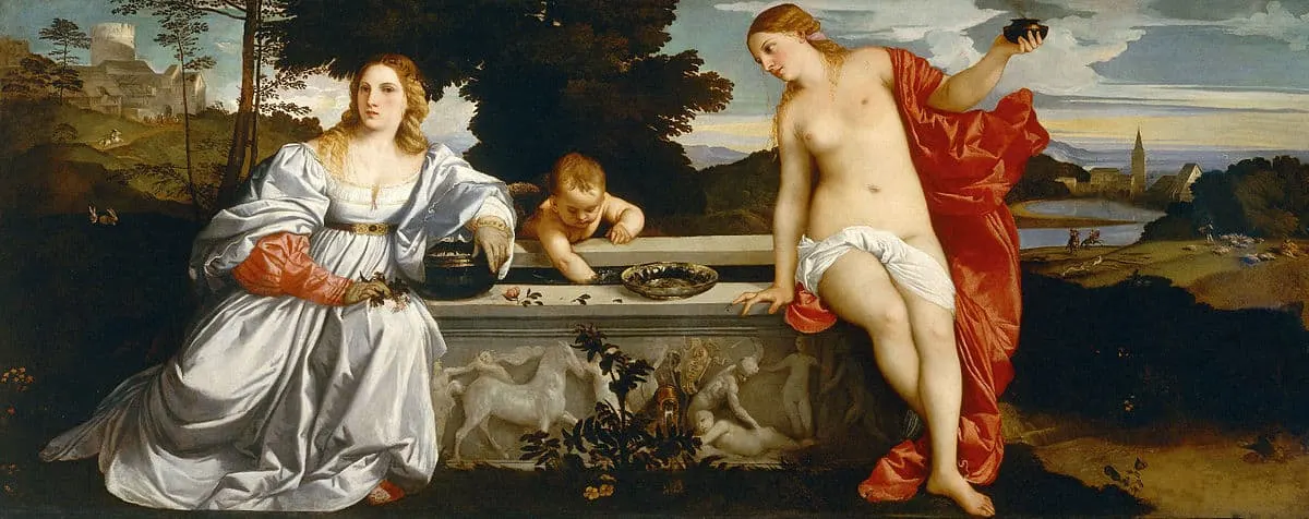 Sacred and Profane Love by Titian