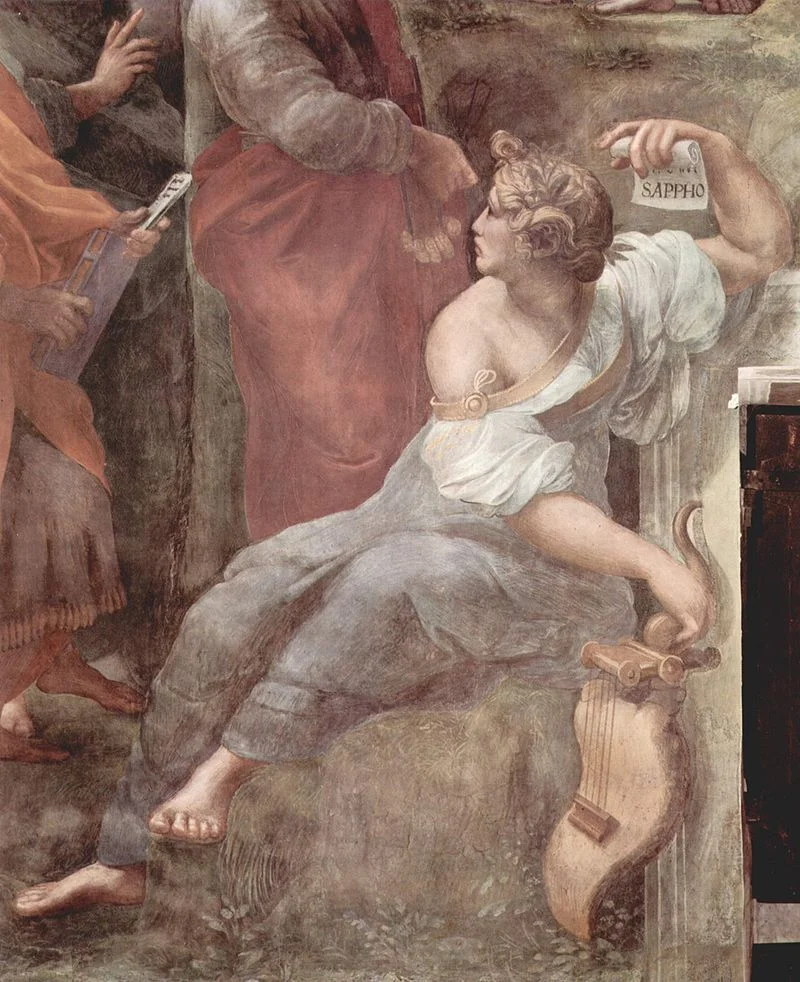 Sappho in the Parnassus