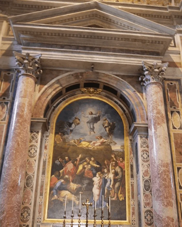 Altar of Transfiguration, Saint Peters Basilica