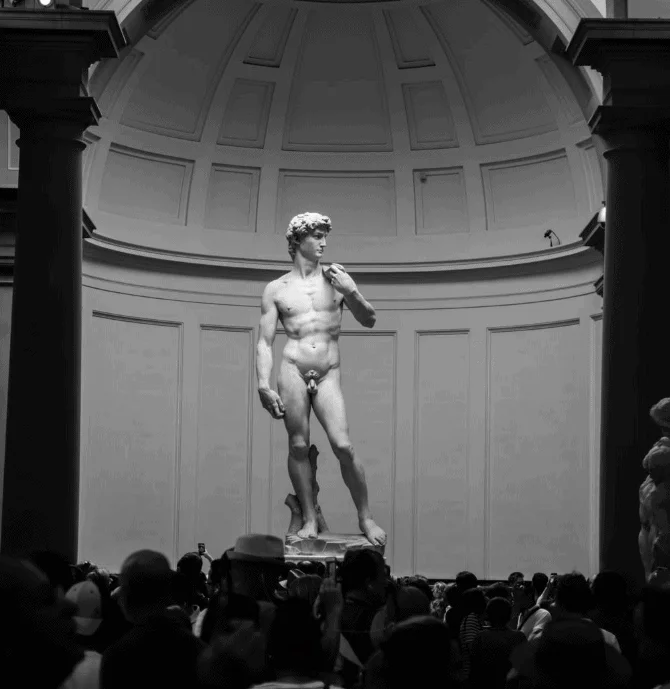 Statue of David marble
