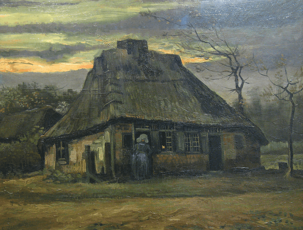 The Cottage by Vincent van Gogh