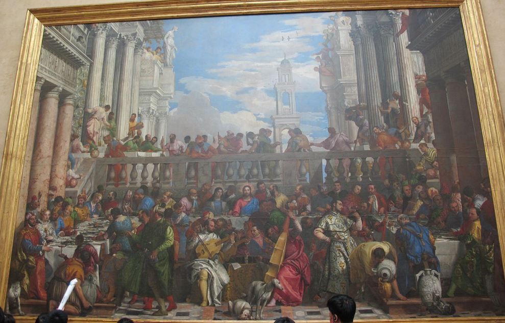 the wedding at cana in the Louvre