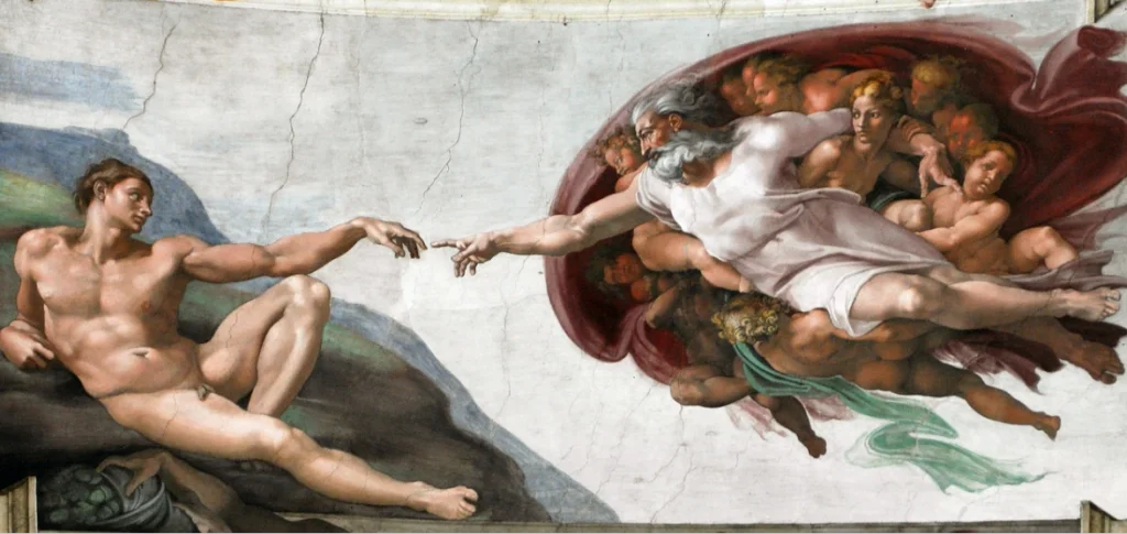 the creation of adam michelangelo famous works