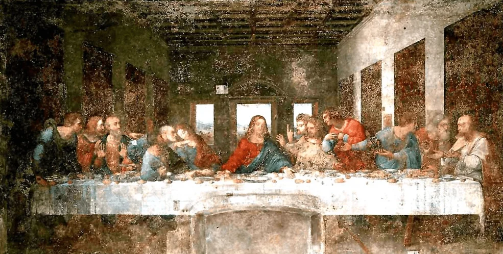 How the Last Supper looked like in the 1970s
