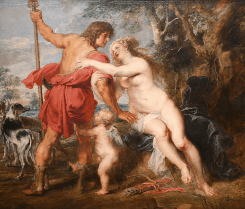 Venus and Adonis rubensMost famous baroque artists