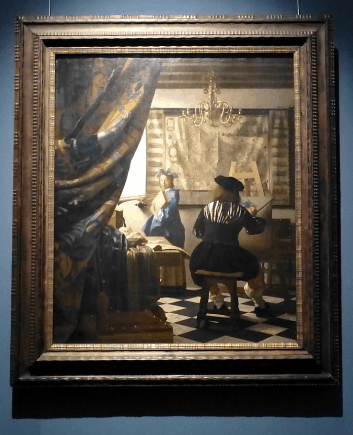 vermeer painting in museum