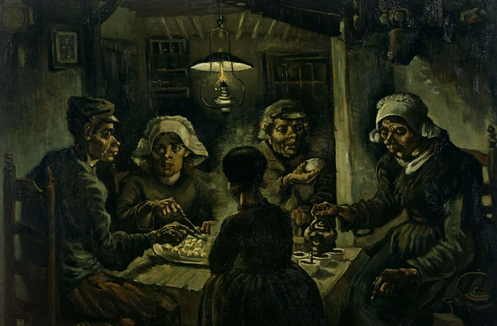 Vincent Van Gogh the potato eaters