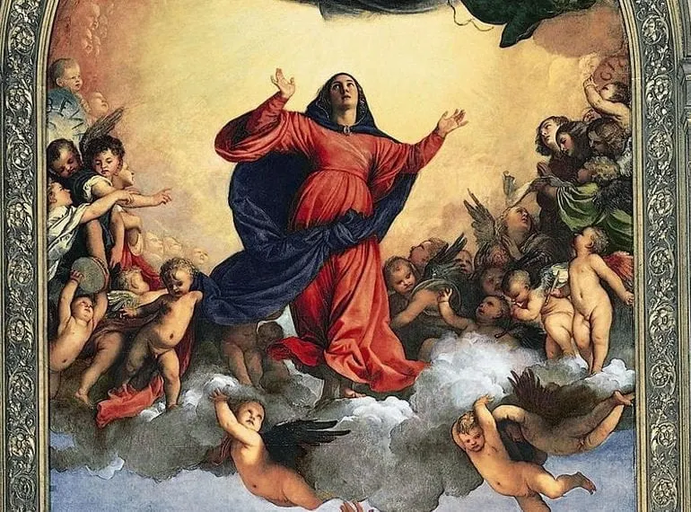Assumption of the virgin titian