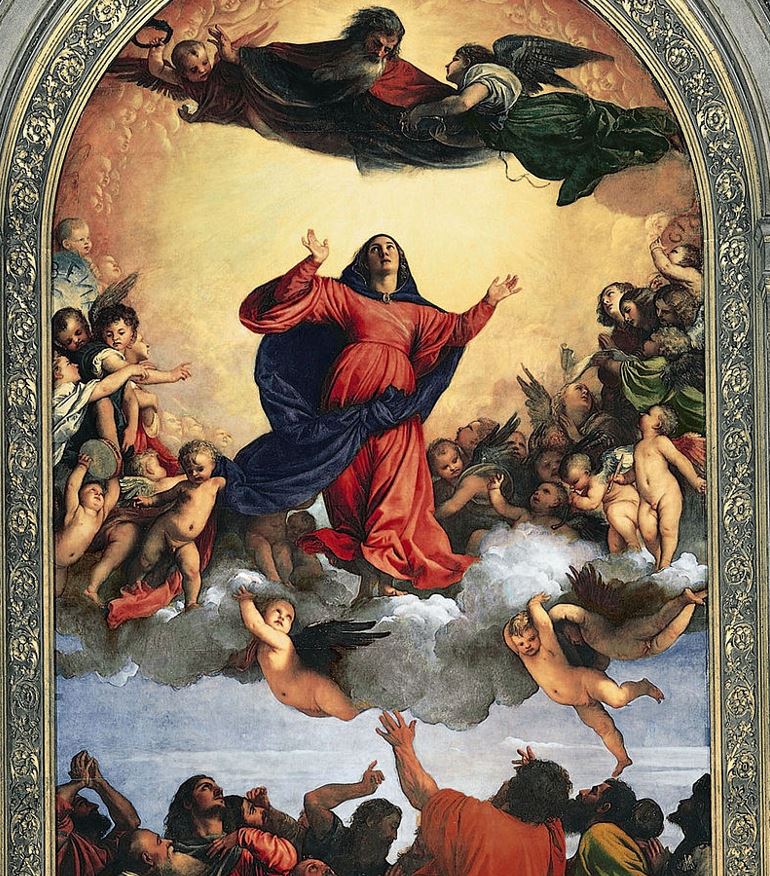 Assumption of the virgin titian