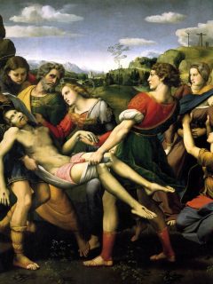 The deposition by Raphael full painting