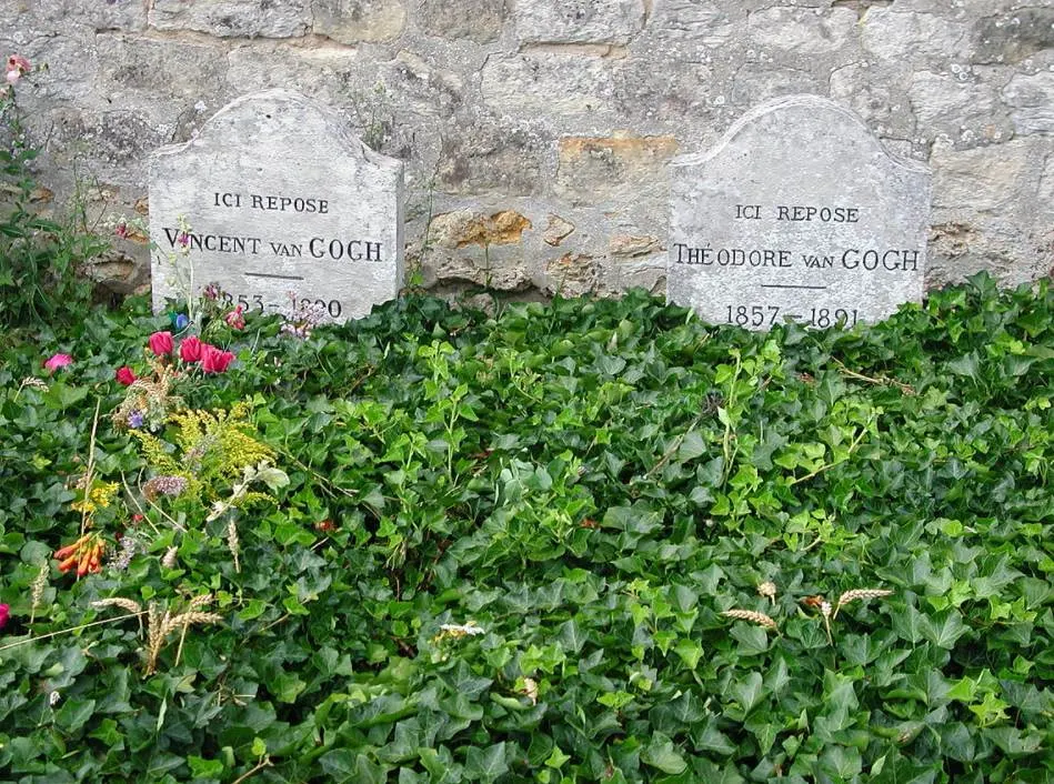Vincent and theo van gogh tombs