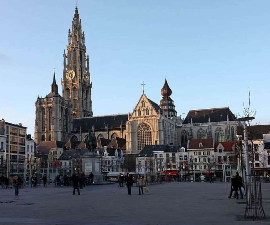 famous buildings in Antwerp Antwerp-Cathedral