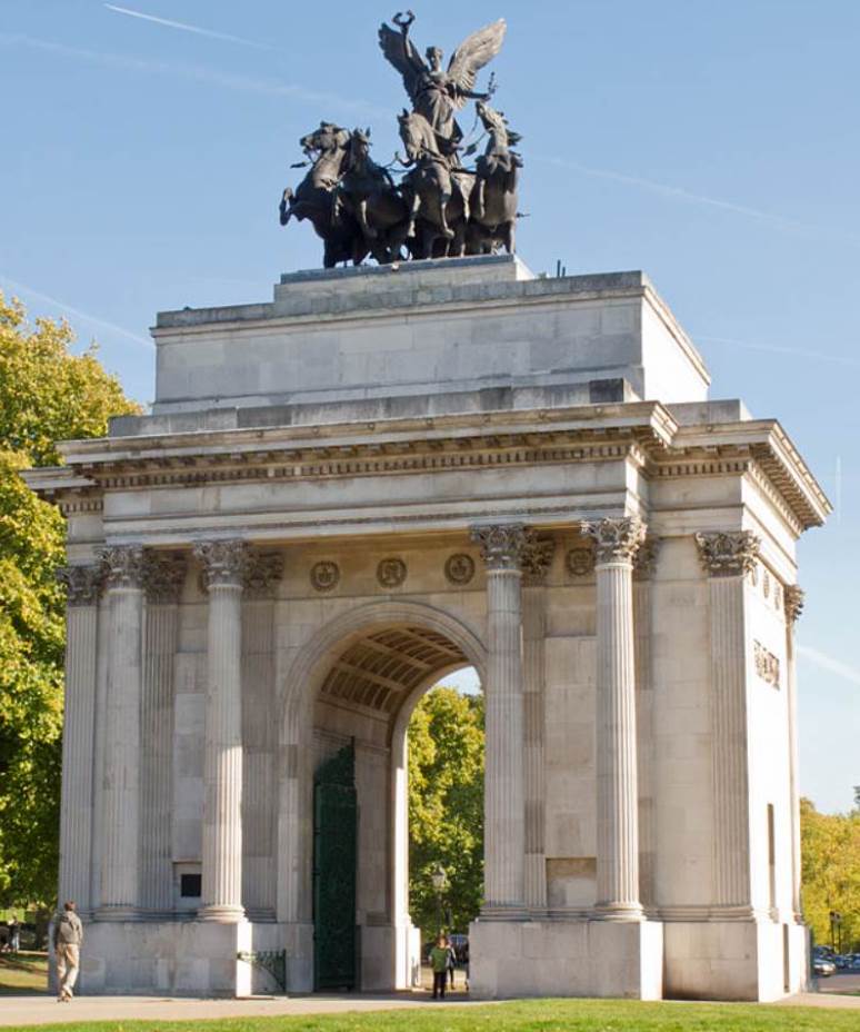 Arches in London Wellington arch