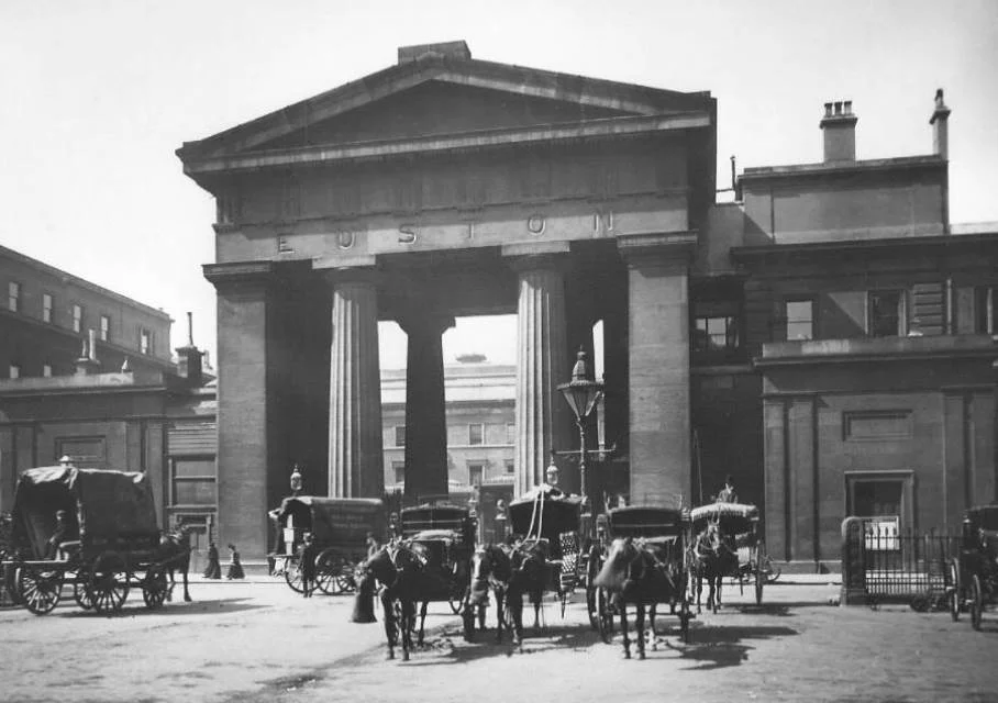 Euston Arch in the 1890s