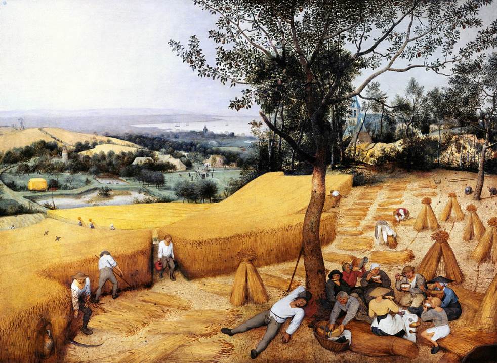 Famous paintings at the Met the harvesters pieter brueghel the elder