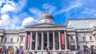 Famous paintings at the National Gallery in London