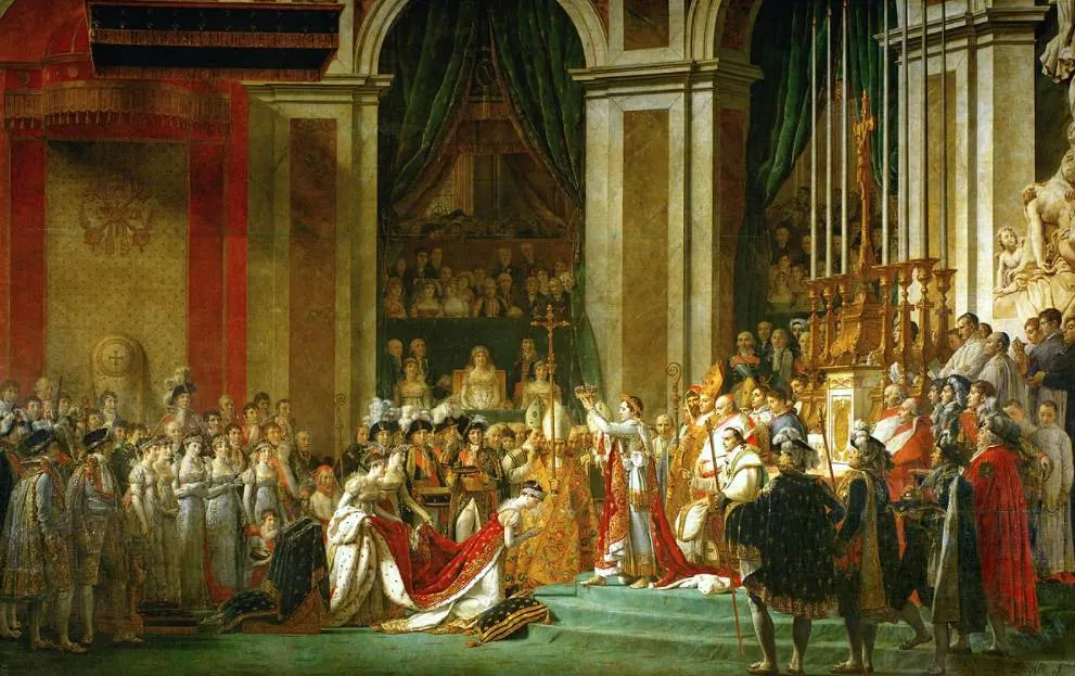Jacques Louis David The Coronation of Napoleon