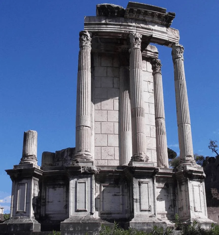 Temple of Vesta ruins