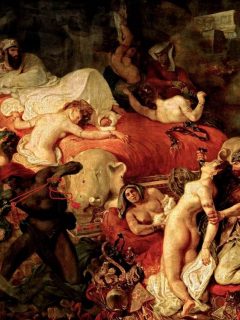 The Death of Sardanapalus by eugene delacroix