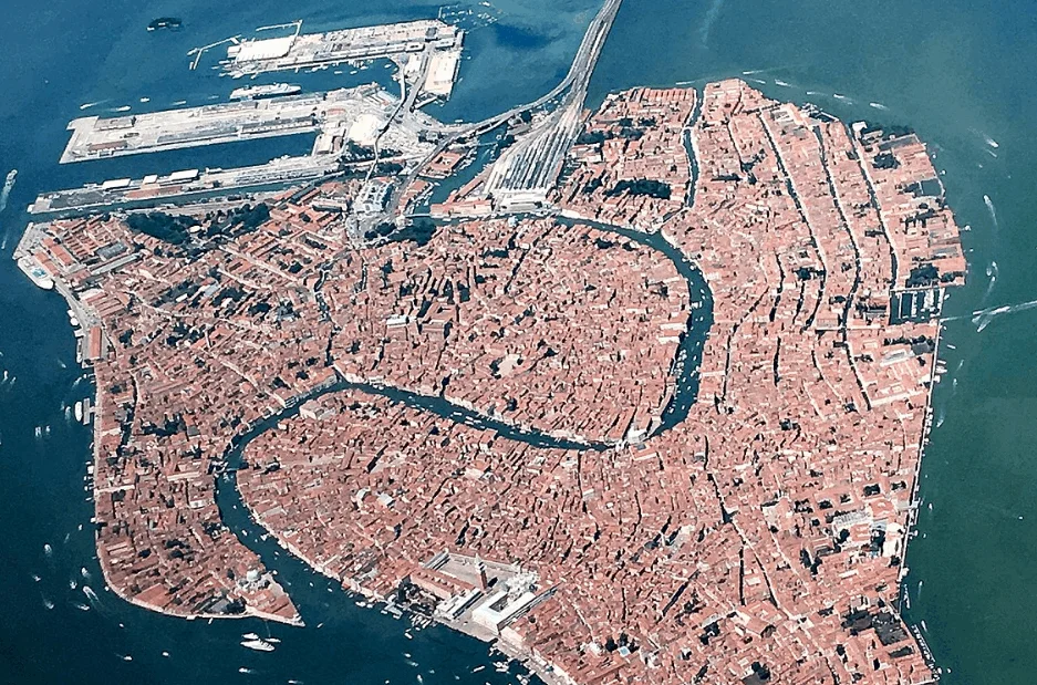 Aerial View of Venice