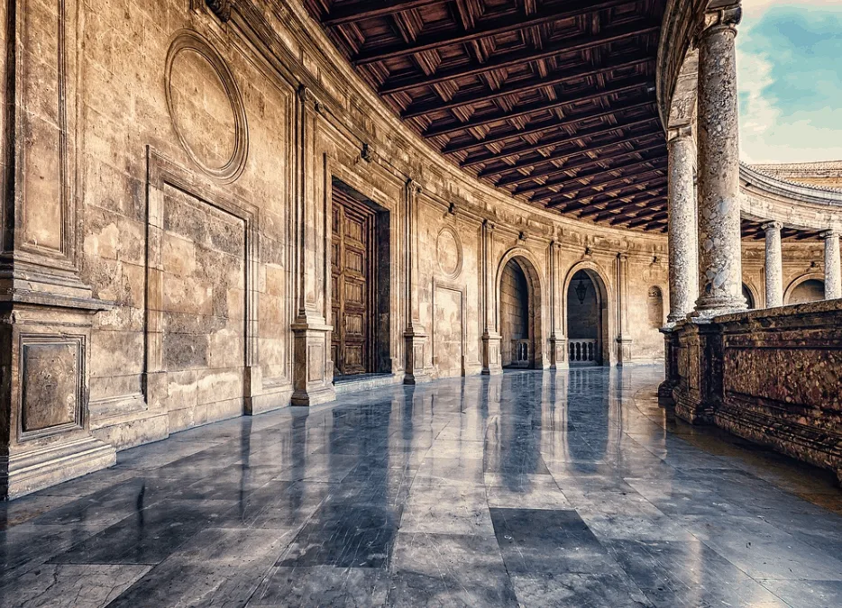 Alhambra palace corridor