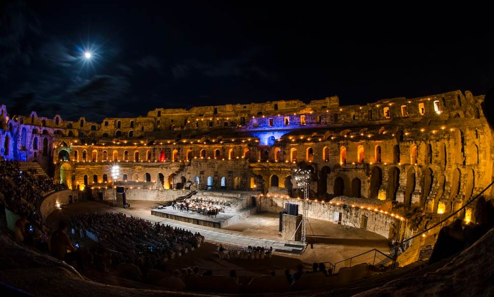Amphitheater of El Jem concert