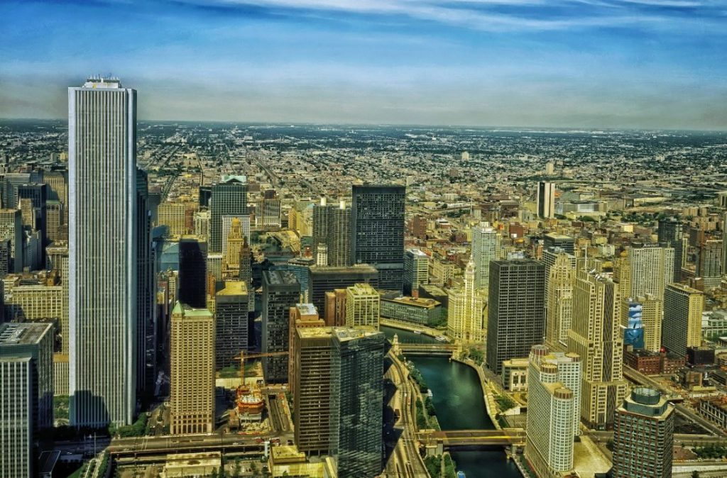 Aon center tallest building chicago